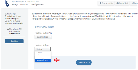 E-Devlet Onayi 1