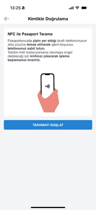 NFC Taramayı Başlat
