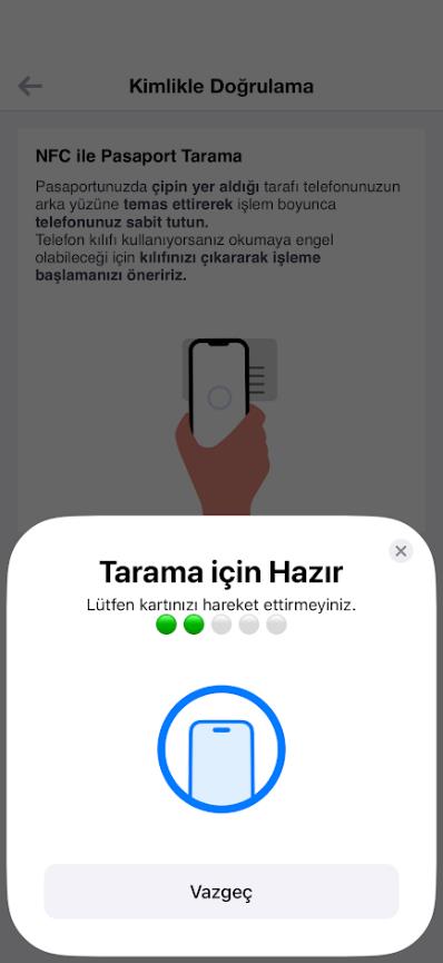 NFC Tarama İşlemi