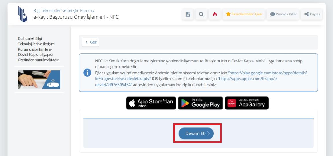e-Devlet Kapısı Mobil Uygulaması